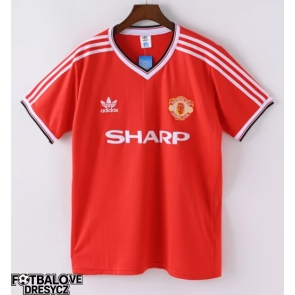 Manchester United 1983-1984 Retro Domácí Dres Krátký Rukáv